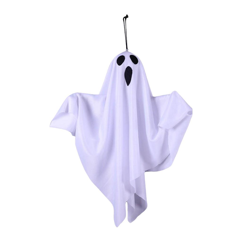 Spooky Ghost Halloween Decorations Glowing Flying Ghosts Scary Hanging Ornaments Horror Props Haunted House Party Supplies