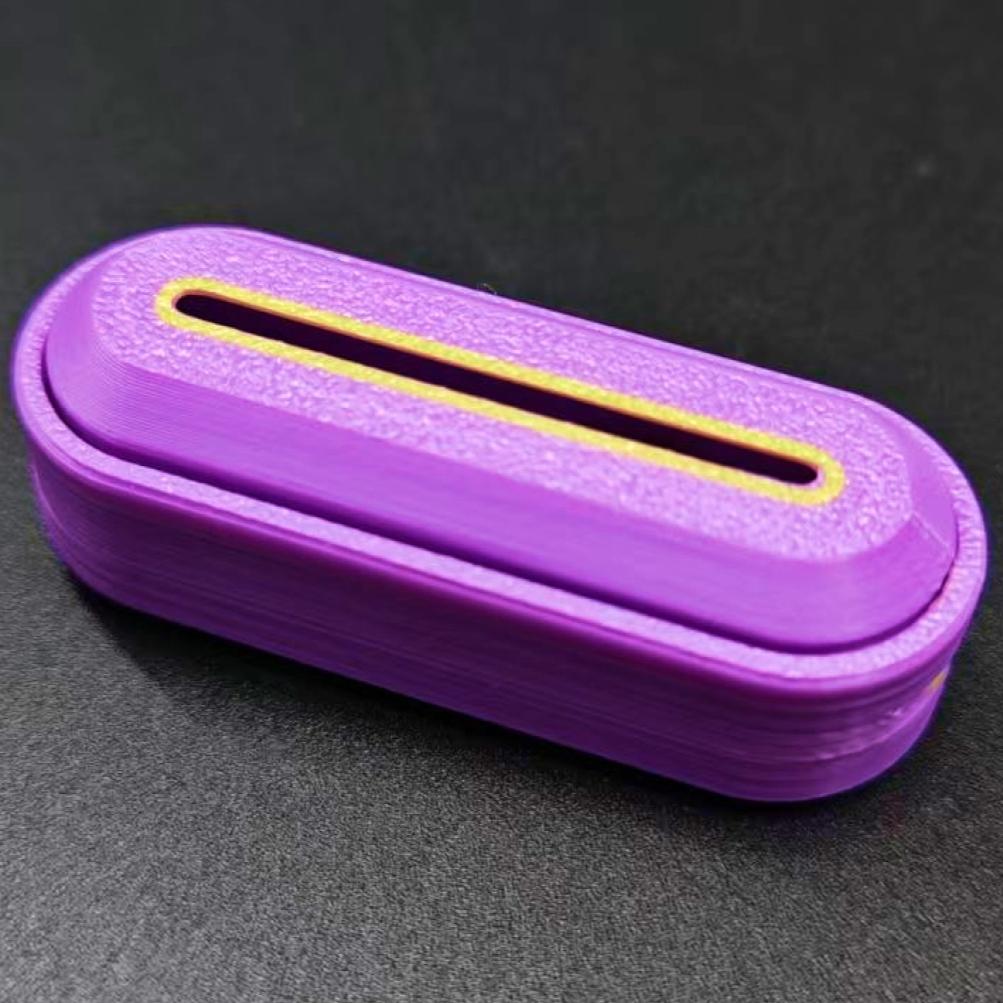 Fidget Magnetic Push Card Plate Dense Paragraph Mechanical Slider Edc Sensory Toy Relieve Stress Relief Adults Men Anti Anxiety