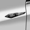 2Pcs Car Body Mirror Reflective Metal Badge Stickers Auto Valve Cap for Ford ST Racing Focus Fiesta Mondeo mk4 S-MAX Kuga Ranger UH4