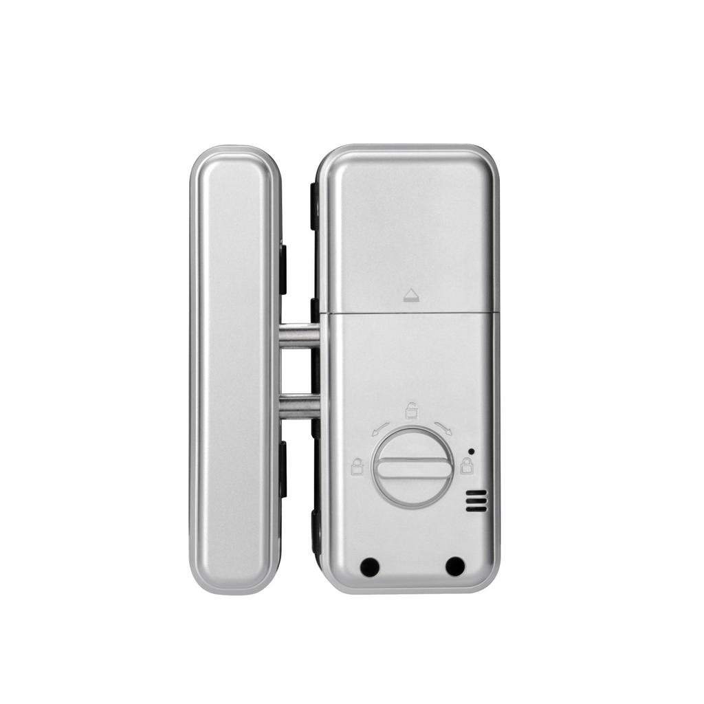 Glass Door Fingerprint Lock Without Opening Hole Electronic Password Lock with Frame Without Frame No Wiring