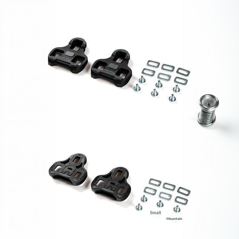 Self Lock Bike Cleats 1 Pair with Storage Box 0/45/9 Degree Fit for CC LOOK Road Bike Pedal Clips