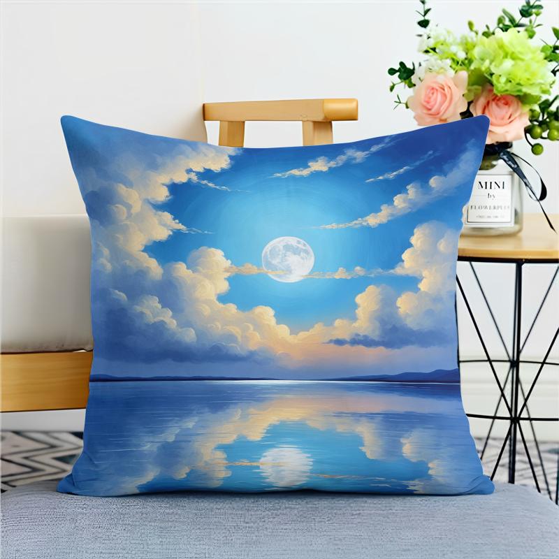 Flower Pastoral Small Fresh Pillowcase Dormitory Decoration Office Living Room Home Pillowcase