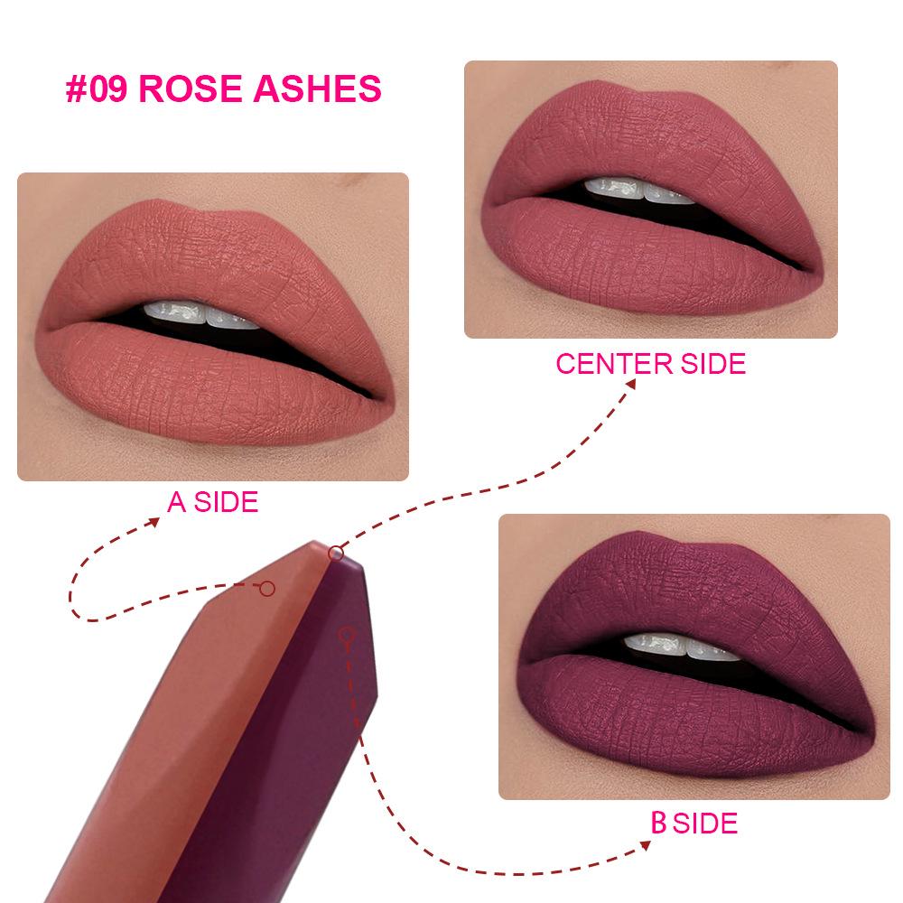 Personalized Waterproof Matte Lipstick Duo - Long-Lasting, Color-Locking, No Logo
