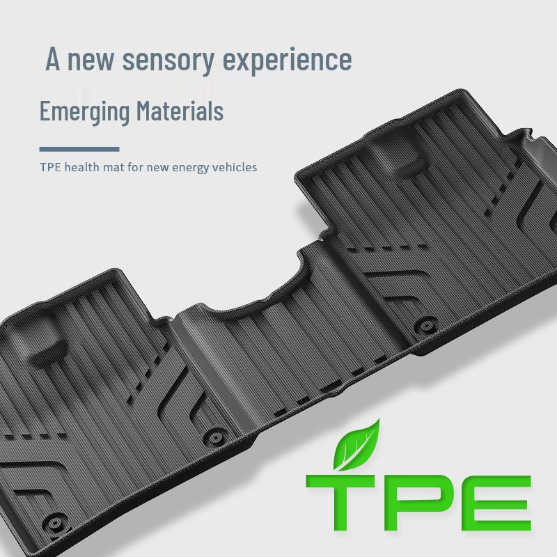 Customized TPE Floor and Trunk Mats for 24 Hongqi EH7 Models - Eco-Friendly and Car-Specific