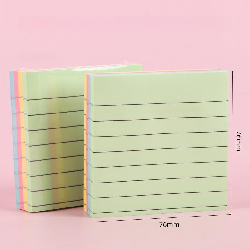 200/400 ks Linkované lepící poznámky Pastelové linkované lepíky Barevné lepící bločky s vysokou přilnavostí