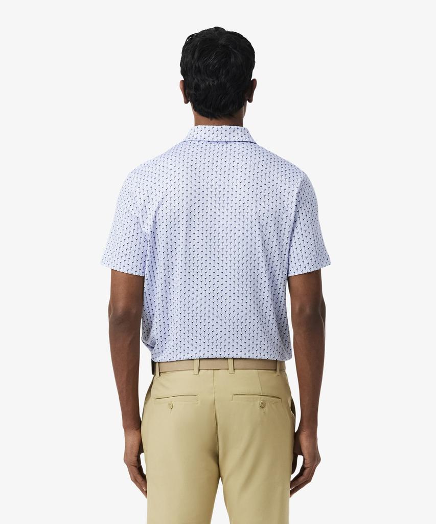 LACOSTE Men'S Golf Aop Short Sleeve Polo Shirt Dh4825-56G Ihh