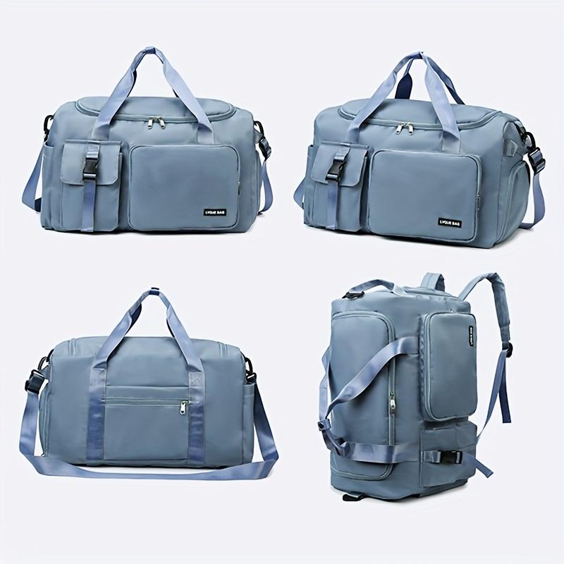 Multifunctional Women's Travel and Fitness Bag - Stylish Pink, Large Capacity, Separate Footwear Compartment