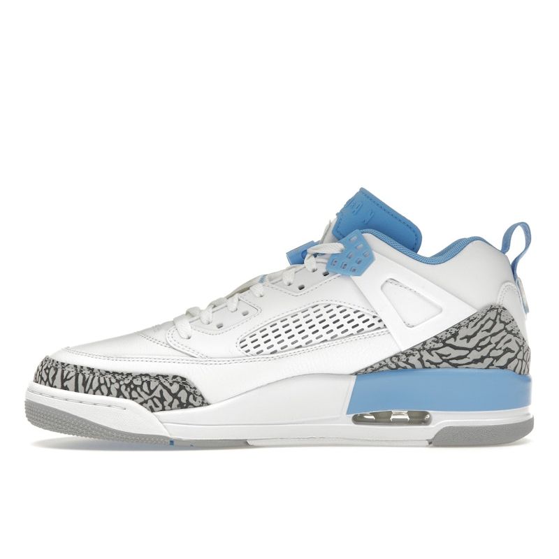 Air Jordan Spizike Low UNC Unisex Sneakers White University-Blue Wolf-Grey FQ1759-141