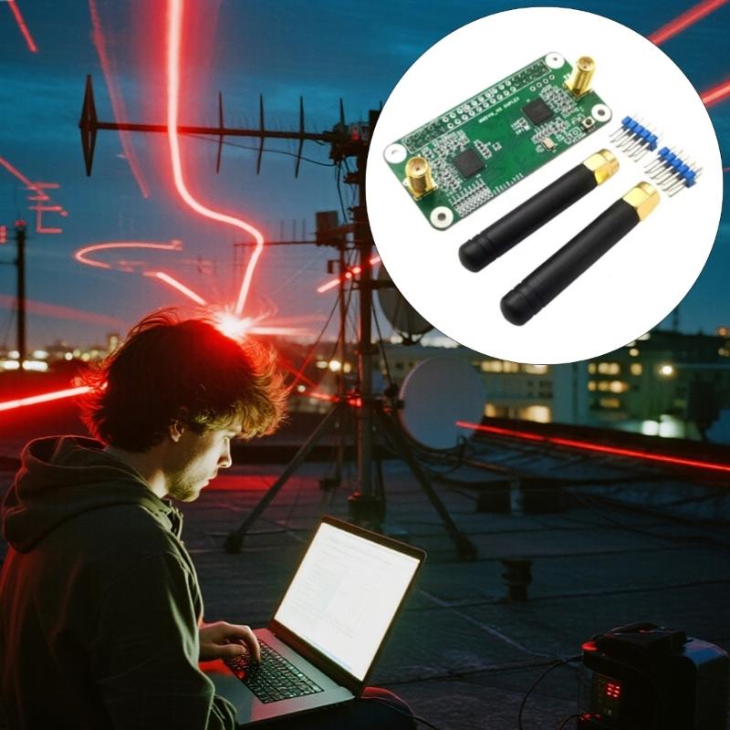 Mini Version MMDVM Double Duplex Hotspot Board Module with Antennas High Precisions SMA Connectors Support P25