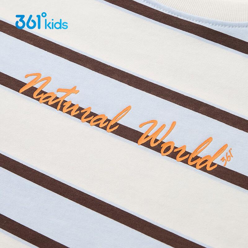 361° Kids' Unisex Striped Breathable Short Sleeve T-Shirt
