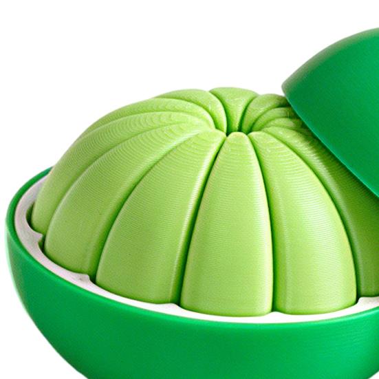 Fake Fruit Decoration 3D Printed Orange Fidget Toy, Stress Relief Simulated Realistic Toy Model Ornament for Home Office