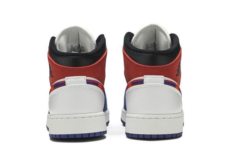 Jordan 1 Mid Rush Blue University Red (GS)