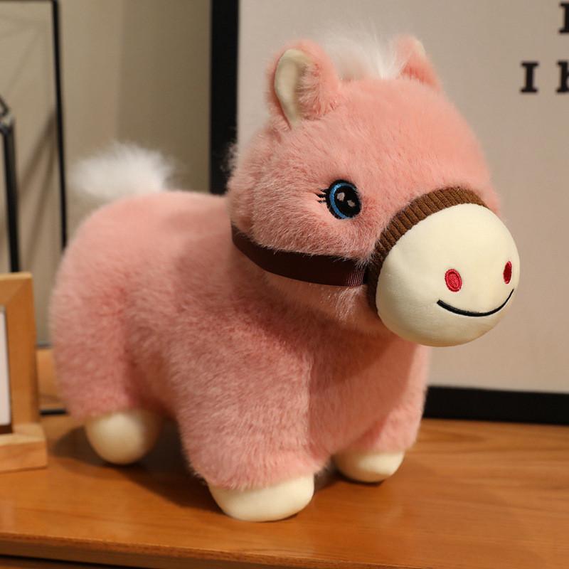 Cute Pony Plush Toy With Soft Short Plush For Kids And Gift Giving