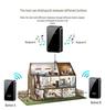 Wireless Doorbell with Ultra-long Range & Flashing Light - Smart Remote Control for Home & Elderly Use