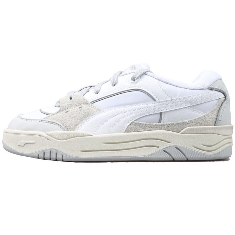 

New Puma 180 Leather White Cool Light Grey 393288-01 42.5