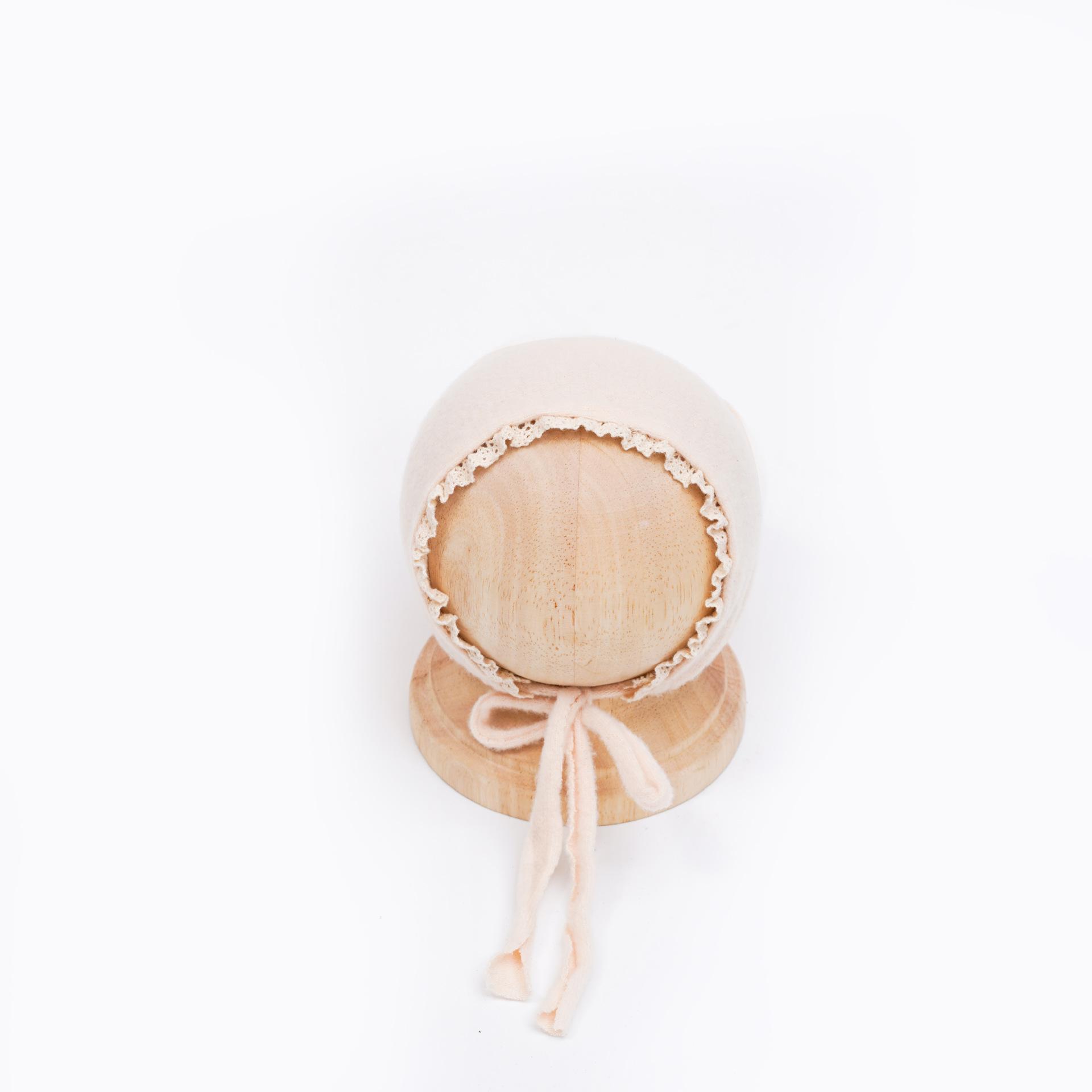 

Newborn Hat Newborn Photography Props Cap Baby Photo Studio Photography Props Cap Beanie Baby Hat 0-1 Month бежевый