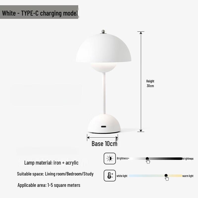 Oeny Metal Bedside Table Lamp