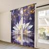 2 Pcs Magic Lotus Zen Spa Curtains for Bedroom Living Room Office Kitchen Cafe Holiday Home – Cozy and Warm Look