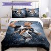 Cristiano Ronaldo 77 Customize Your Name Bedding Set Breathable Duvet Cover with Pillowcases Home Decoration Birthday Gift