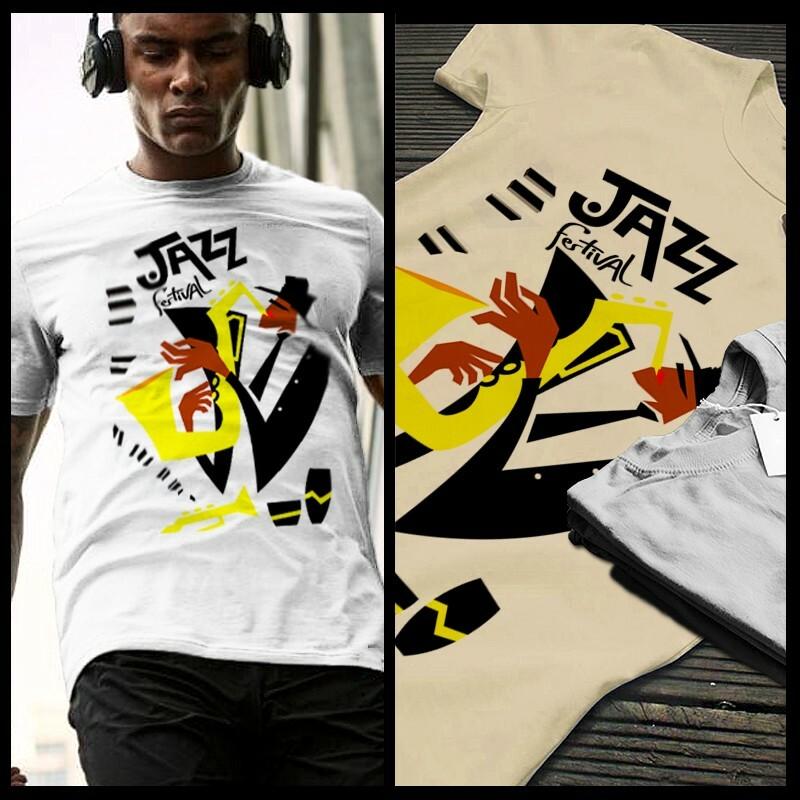 

Джазовая футболка Месяц черной истории Музыкальные легенды Майлз, Колтрейн XL белая L