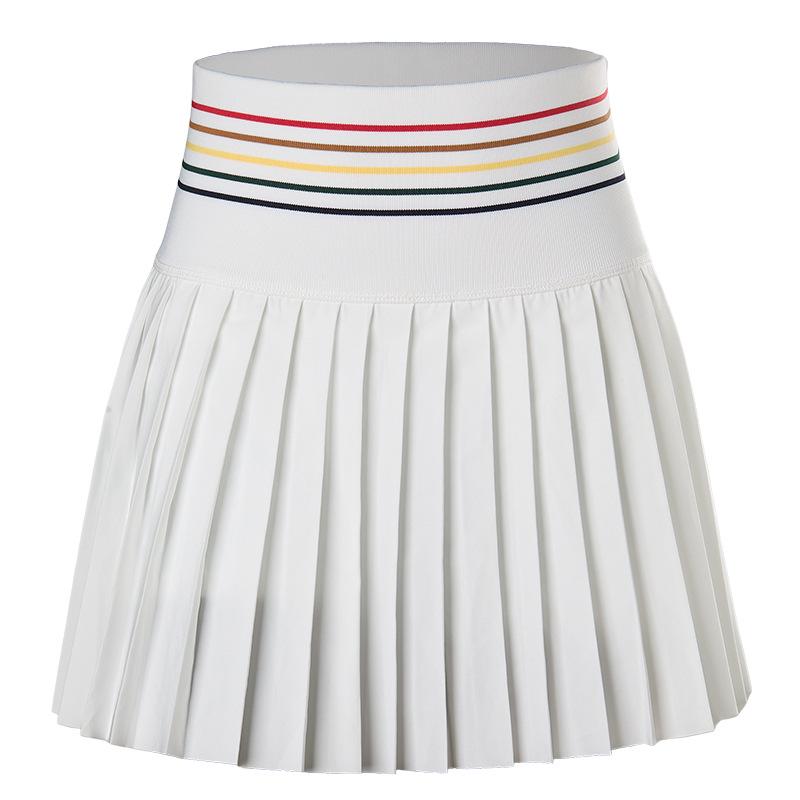 Cai Jue Women s Pleated Tennis & Badminton Skirt with Built-in Shorts & Pockets, Anti-exposure Design