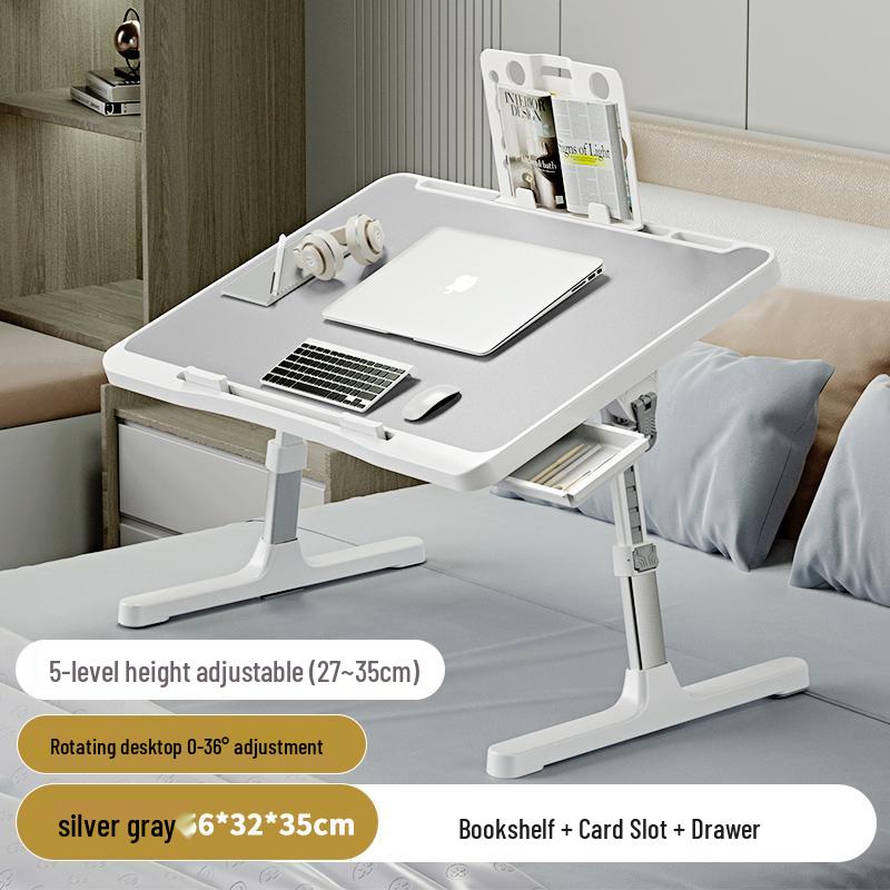 Adjustable Laptop and Reading Desk – Bedside Table for Study & Office