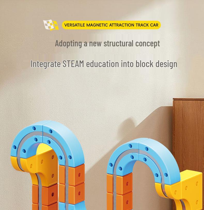 Magic Track Cube: Versatile Magnetic Assembly Toy Car with Free Shipping