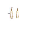 High-End Trendy Paperclip Earrings: Creative, Fashionable DIY Women's Accessories In Instagram Style