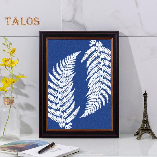 24 Ark/Set Cyanotypipapper Soltryckspapper med Akrylpanel Solaktiverat Högkänsligt Soltrycks-konstpapper för Konst Hantverk DIY-projekt