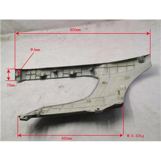 Foton M6 (National V) Left Corner Panel Assembly - Ouman Silver