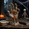 Sculpture de Main en Résine Sculpture de Main de Zombie Décoration d'Halloween Figurine de Démon en Résine Ornement de Bureau Statuette Décoration de Maison