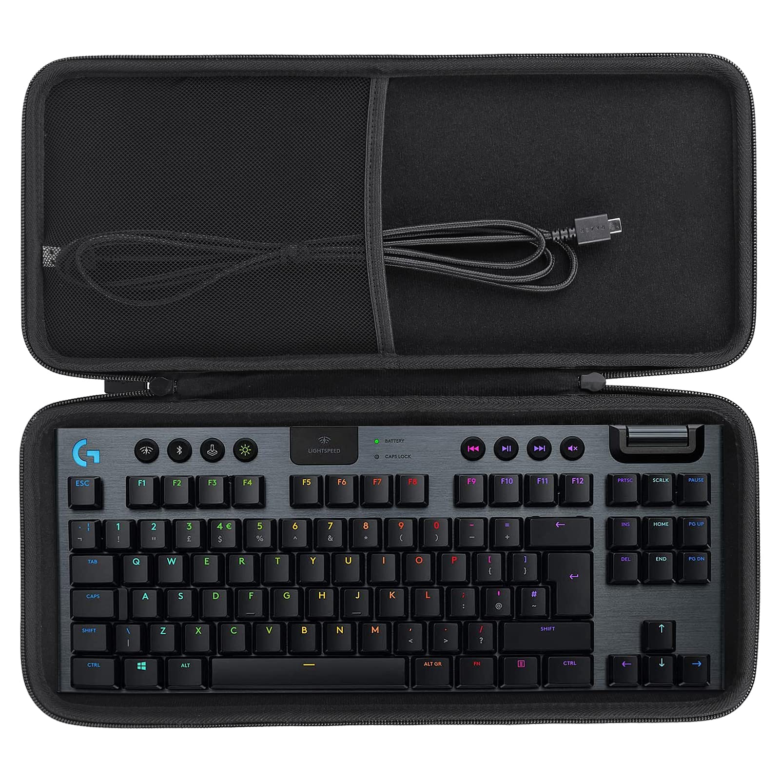 

co2CREA Чехол для хранения, совместимый с Logitech G Logitech G G913 TKL Игровая клавиатура G913 (для ТКЛ) (Только случай)