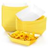 50Pcs Colorful Paper Food Boat Trays Disposable Paper Boats Containers Mini Kraft Food Serving Tray Boats Birthday Wedding