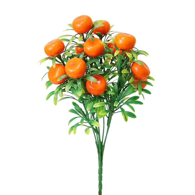 Realistic Plastic Foam Fruit Bouquets Indoor Decoration Flower Arrangement Centerpiece For Table Shelf Display