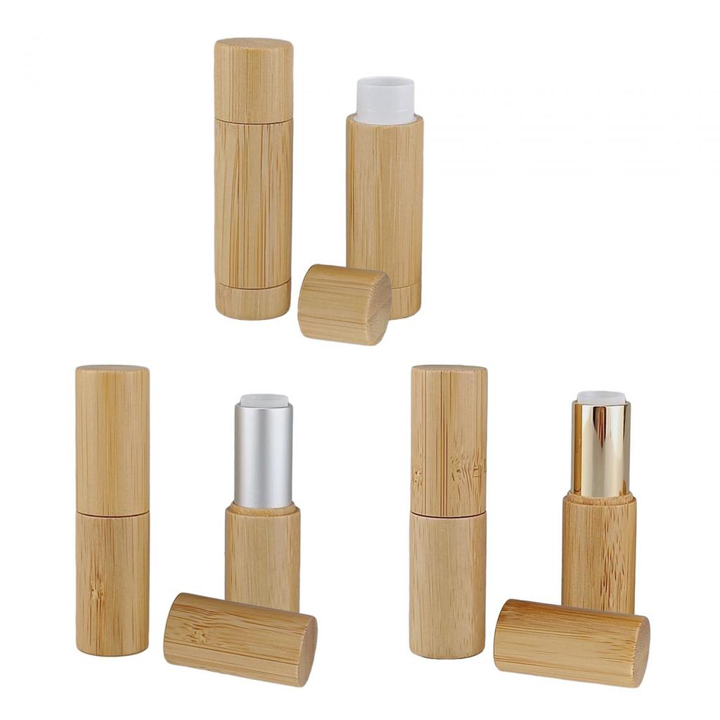 Sleek Lipstick Container Set for DIY Lip Balm And Gloss - Travel-Friendly