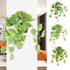 Green Simulated Green Vines Desktop Ornament Faux Grass Lifelike Artificial Plant  Wedding Party