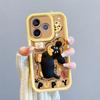 KEYSION Shockproof Case for HONOR X5c Plus with Lanyard Soft Silicone Cute 3D Cartoon Doll Phone Cover for Huawei Honor X5c