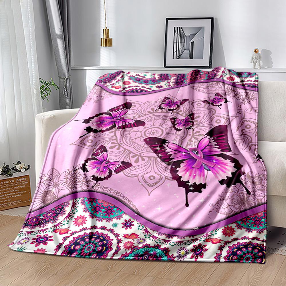 Cosmic Butterfly Mandala Blankets are suitable for living rooms, bedrooms, camping, and other places, making them an ideal choice for gifts.