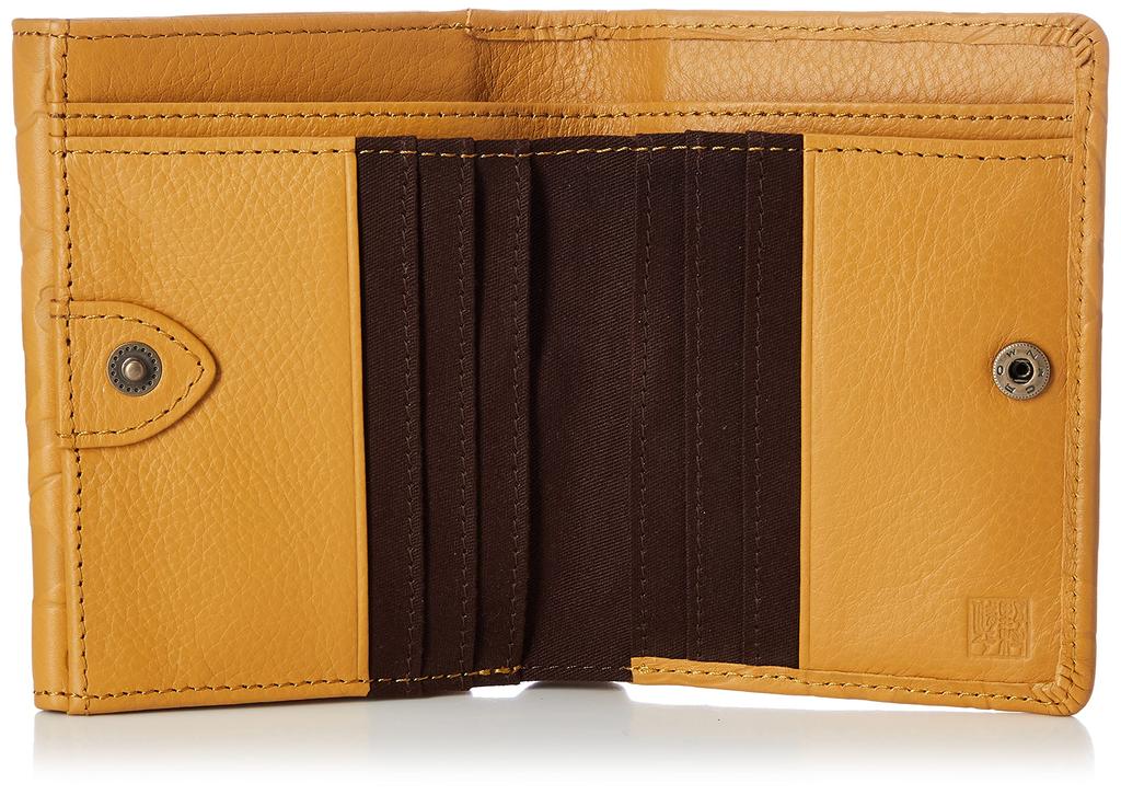 Nomura Shuhei Bifold Wallet No. 58201 Women's Yellow, One Size