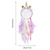 Colorful Dream Catchers Handmade Wall Hanging Decoration for Girl Bedroom Window Bedside Ornaments Make Wish Blessing Birth Gift