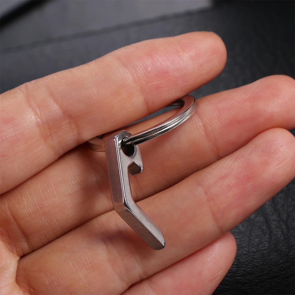 Mini Beer Opener Keyring Metal Beer Bottle Opener Keychain Wine Can Opener   Outdoor Hiking
