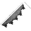 Lace Tablecloth Halloween Decoration Polyester Cobweb Table Runner Mantel Scarf Cover Spooky Celebration
