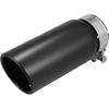 Car Exhaust Tip Tail Pipe Compatible for Toyota Tacoma 2005-2023, Anti-Corrosion 2.8'' Inlet 3.54'' Outlet 8.5'' Length Black Stainless Steel