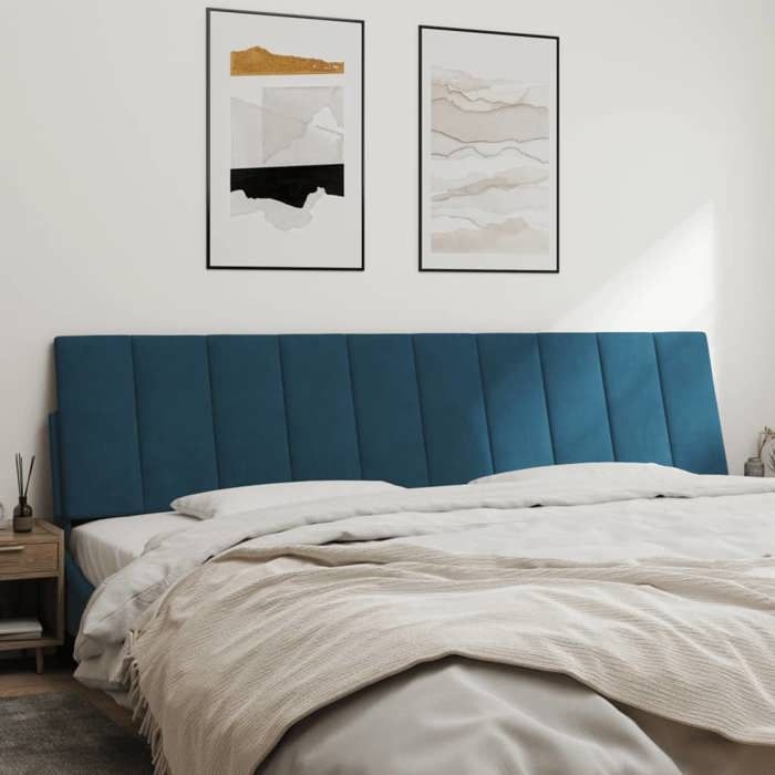 VidaXL Headboard Cushion, Headboard Pillow with Self-Adhesive Strips, Padded Bedroom Cushion, 374693