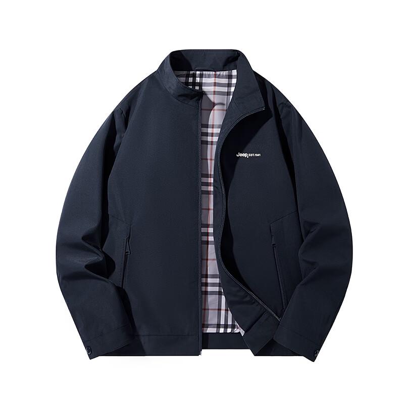 JEEP Men s Casual Stretch Baseball Collar Outdoor Jacket 2XL