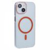 For iPhone 13 Magnetic Phone Case Thickened Hard PC Cover with Metal Buttons