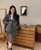 MA JOURNEE Mono Knit Dress_Grey