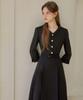 Julie And Kara 26Ss Calla138 Shebigins March Tweed Dress Black