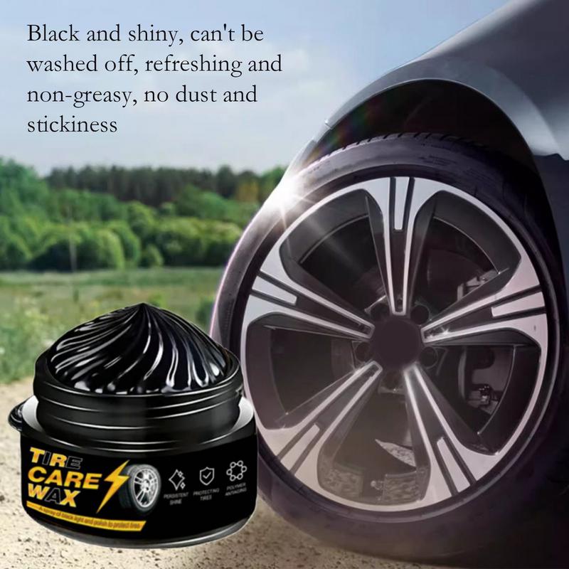 

Car Tire Shine Wheel Restorer Agent 50g Long-Lasting Hydrophobic Stain-resistant Wax For Car Wash Auto Detailing Motorcycle China Mainland