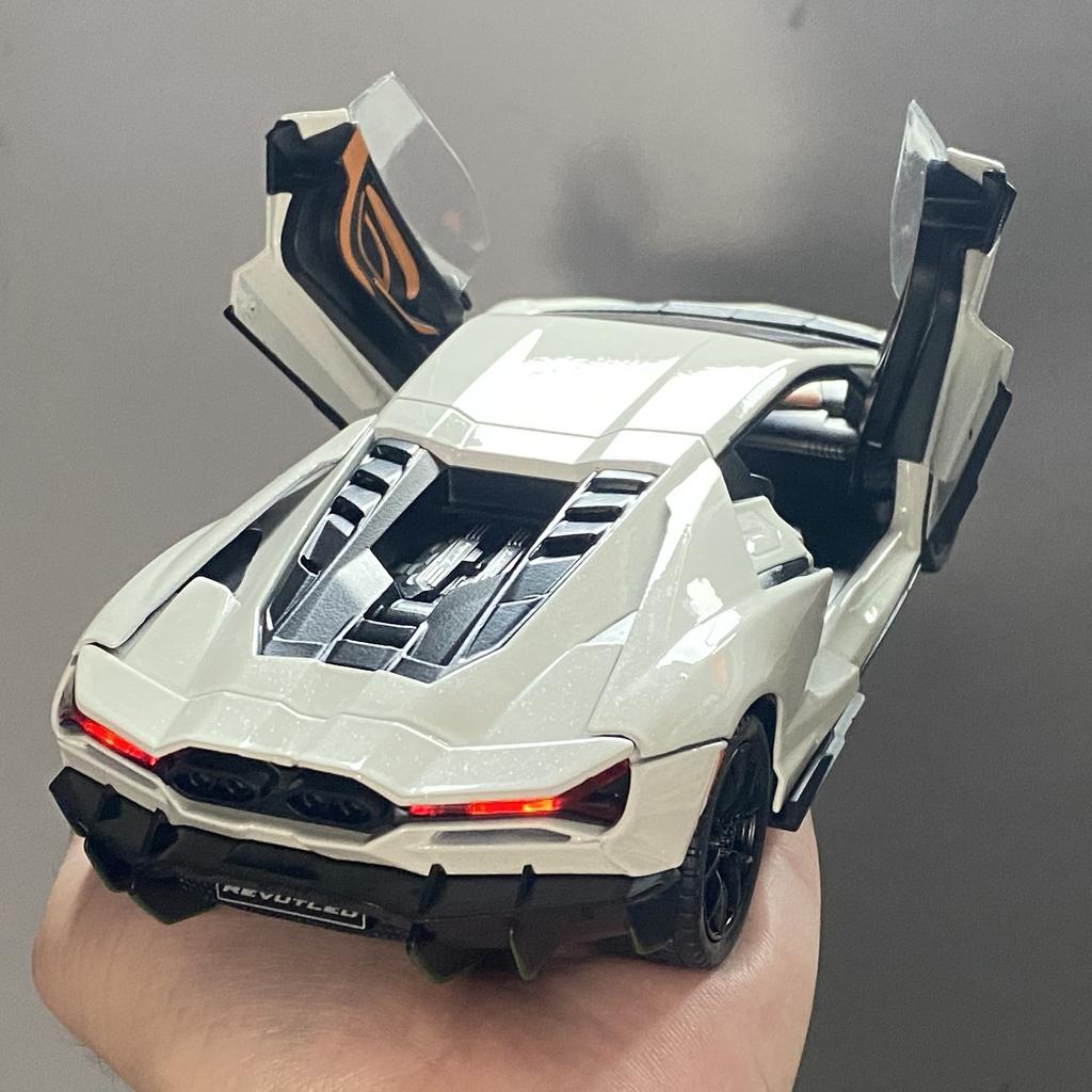 1:24 Lamborghini Revuelto Supersportwagen Legierung Metall Druckguss Modellauto Ornament Dekoration Sammlerstücke Kinderspielzeug Geburtstagsgeschenk